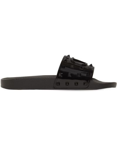 Sandále s cvočkami Valentino Garavani čierna