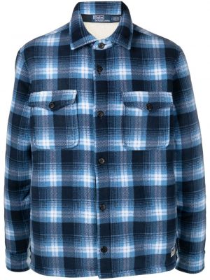Semišová kašmírová košeľa na zips Polo Ralph Lauren