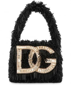 Чанта през рамо с кристали Dolce & Gabbana