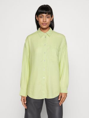Рубашка Lindex зеленая