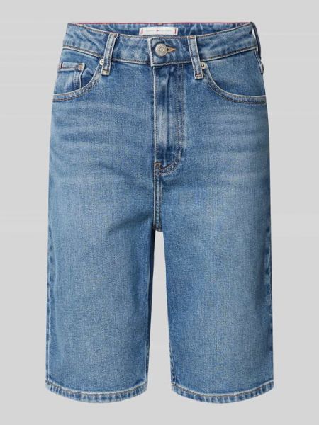 Szorty jeansowe slim fit Tommy Hilfiger niebieskie