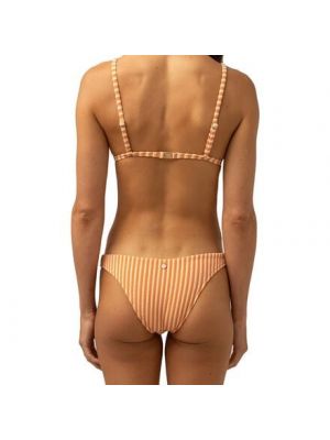 Брюки бикини с высоким вырезом в полоску Sunbather - женские Rhythm, Coral Sands