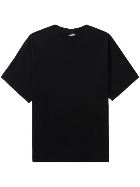 Βαμβακερή μπλούζα Toga μαύρο