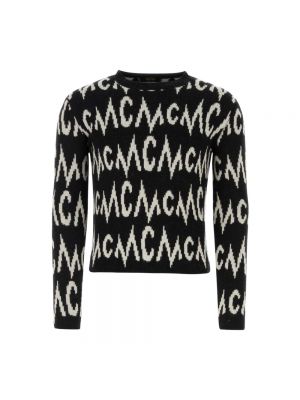 Sweter z kaszmiru Mcm czarny
