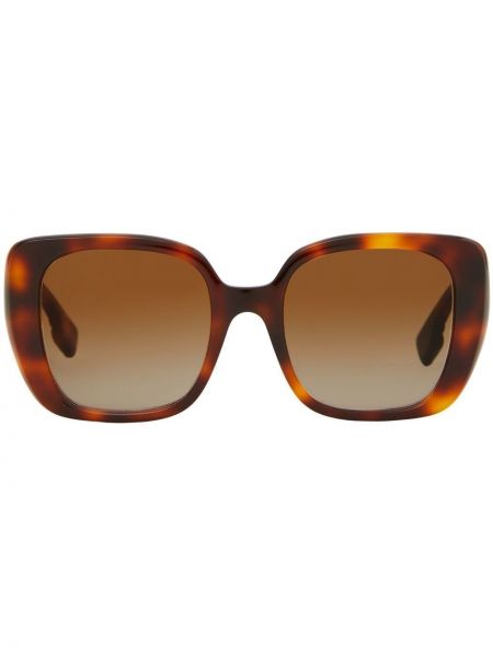 Oversized γυαλιά ηλίου Burberry καφέ