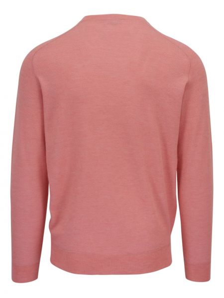 Kašmira zīda džemperis Peter Millar rozā