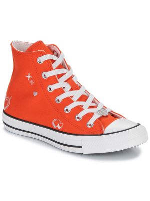 Csillag mintás sneakers Converse Chuck Taylor All Star narancsszínű