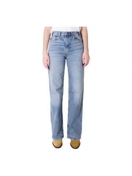 Retro straight jeans ausgestellt Adriano Goldschmied blau