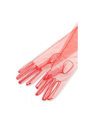 Rękawiczki Maison Margiela czerwone
