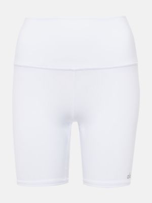 Športové šortky s vysokým pásom Alo Yoga biela