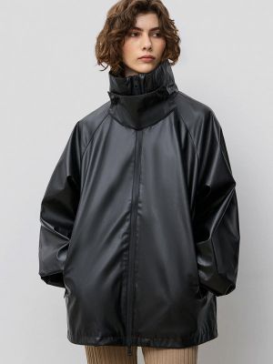 Кожаная куртка Baon черная