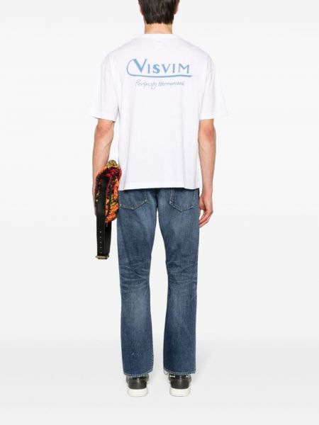 T-shirt mit print Visvim weiß