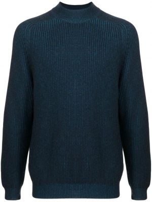 Sweter z kaszmiru N.peal niebieski