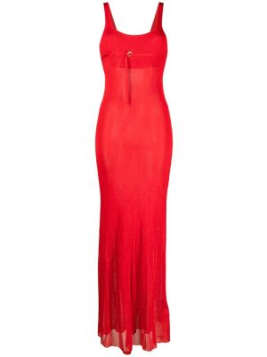 Sukienka długa Jacquemus czerwona