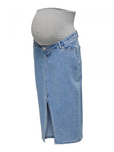 Meleret denimnederdel Only Maternity