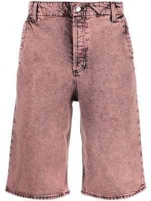 Pantaloni scurți din denim Sandro roz