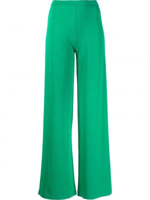 Pantalon en tricot large Federica Tosi vert