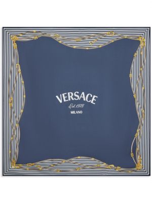 Raštuotas šilkinis šalikas Versace