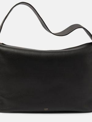 Δερμάτινη τσάντα ώμου Khaite μαύρο