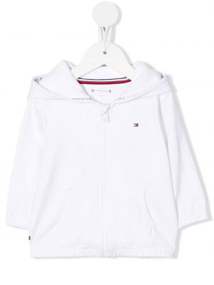 Hoodie för tjejer Tommy Hilfiger Junior vit