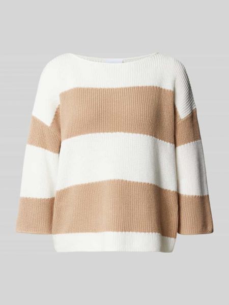 Sweter bawełniany w paski Comma Casual Identity
