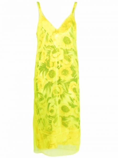 Sukienka koronkowa Kwaidan Editions, żółty