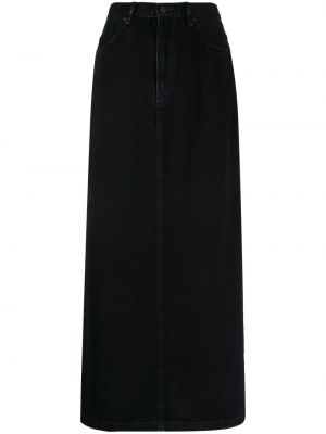Džínsová sukňa Acne Studios čierna