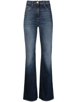 Flared jeans Elisabetta Franchi blå