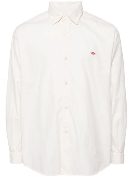 Βαμβακερό πουκάμισο Danton λευκό