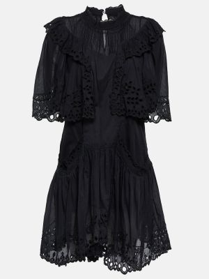 Pamučna haljina Marant Etoile crna