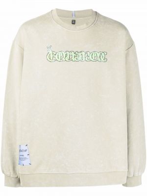 Sweatshirt mit print Mcq grün
