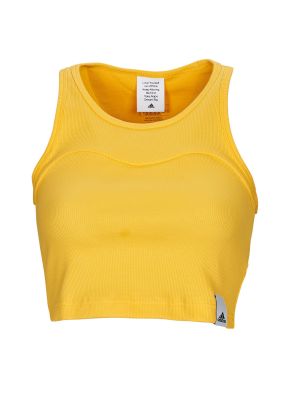 Ujjatlan atlétatrikó Adidas sárga