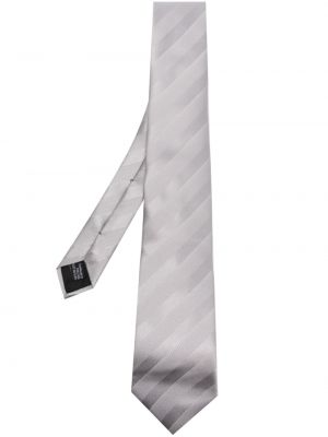 Копринена вратовръзка Lanvin сиво