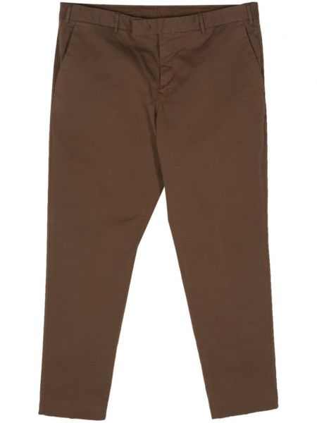 Pantalon chino en coton Pt Torino marron