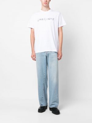T-shirt aus baumwoll mit print Sunflower weiß
