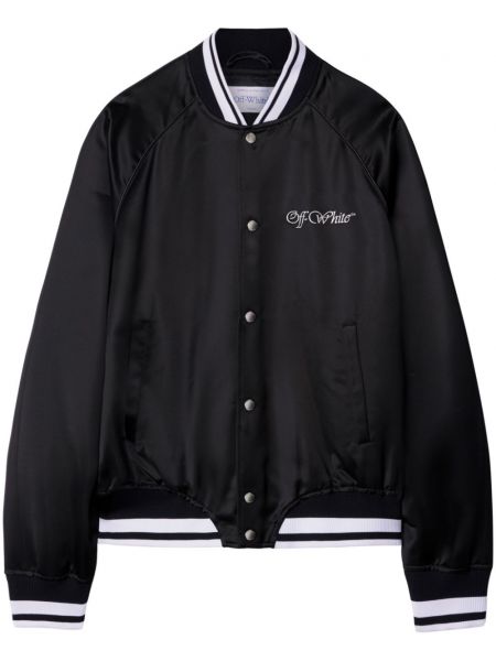 Satin bomberjakke Off-white