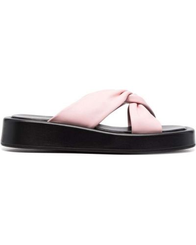 Sandale s platformom Elleme ružičasta