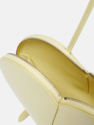 Kožená kabelka Alaã¯a žltá