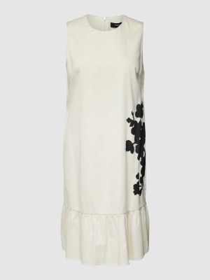 Prosta sukienka z nadrukiem Taifun biały