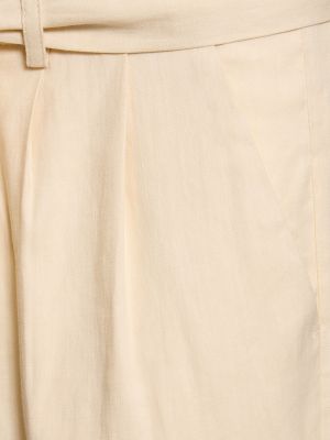 Pantaloni Commas bianco