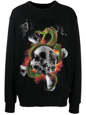 Slangemønster sweatshirt Philipp Plein svart