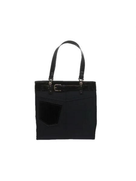 Czarna torba skórzana Dior Vintage