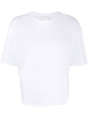 Памучна тениска Allude бяло