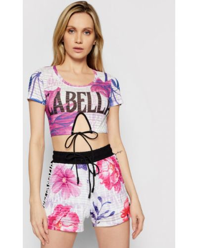 Slim fit felső Labellamafia - lila