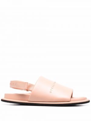 Leder sandale Stella Mccartney pink