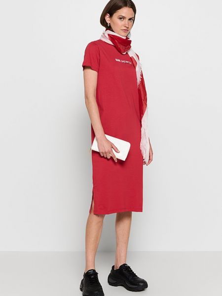 Sukienka Karl Lagerfeld czerwona