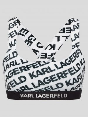 Bílé plavky Karl Lagerfeld
