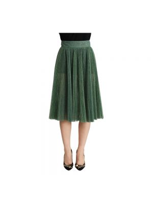 Falda midi Dolce & Gabbana verde