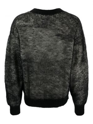 Sweter z okrągłym dekoltem Heliot Emil czarny