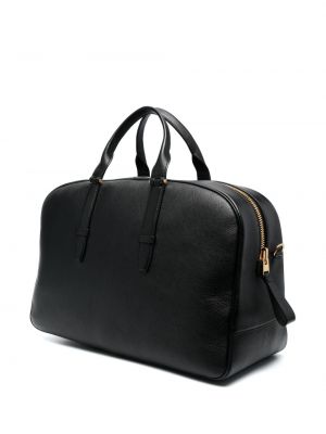 Kožená taška Tom Ford černá
